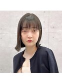 高難易度縮毛矯正　あごしたボブ　春日井