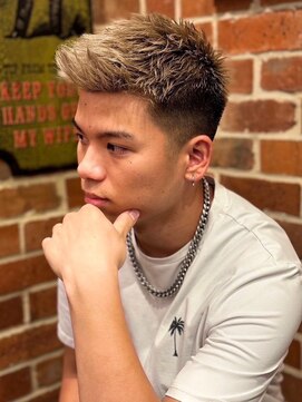 ヒロギンザバーバーショップ 神楽坂店(HIRO GINZA BARBER SHOP) アップバングショート