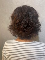 ウィスプ 赤羽店(wisp) ミディアムパーマ×ボブディ 髪質潤うケアTrとケアカラー#2