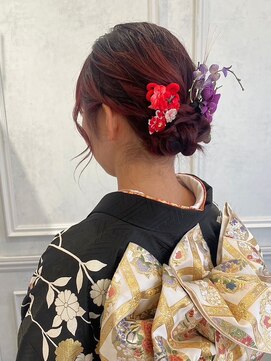 ルーメ(lume) #着付け #成人式ヘア