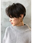 【GEEKS渋谷】刈り上げショート/黒髪ショート/冬ヘア/