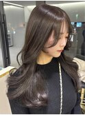 顔周りレイヤー/アッシュベージュ
