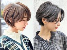 品よくまとまるショート・ボブで洗練された印象に＊[ブリーチ/Men's/レイヤー/ボブ/ハイライト/長町/前髪]