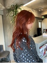 カート バイ デコ(Kurt by DECO)&nbsp;【masa】春におすすめオレンジヘア（ブリーチorブリーチなしw）