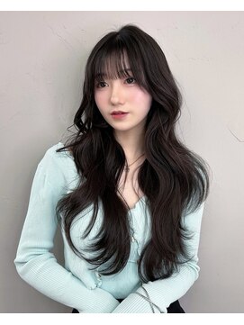 リッカ(LICCA) 【RINA】グレージュ×韓国レイヤー☆ウェーブ巻き