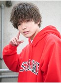 【ミニウルフ】波巻きパーマ