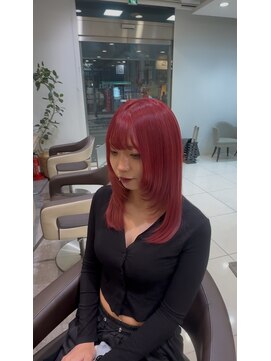 アッシュ 久が原店(Ash) 大人っぽさと可愛さを両立する顔周りレイヤー