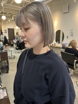 ラック 津田沼(LUCK)&nbsp;前髪パーマ ぱっつん前髪 ボブパーマ