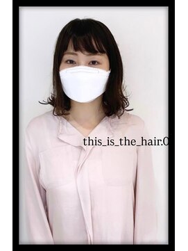 ディスイズザヘアドットオー 仙台一番町(This_is_the_hair.0) ウルケア×フラッフィ