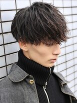 エイド 本店(aid)&nbsp;縦落ちソフトツイストパーマ無造作マッシュ刈り上げツーブロック