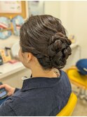 お呼ばれヘアー