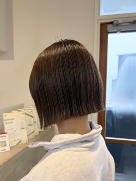 コノアラボ 守谷店(Conoah labo) 外ハネボブ×オリーブベージュ