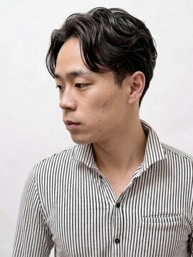 ワンワンオー バーバーショップ 長浜店(@110 BARBER SHOP) パートウェーブ パーマ/メンズ/フェード