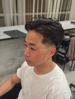 ラピス 名古屋駅前店(Lapis) 七三分け短髪/スキンフェード/メンズカット