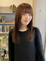 カサネ(casane)&nbsp;orange beige × long style
