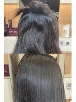 サンゼンヘアー(SUN-ZEN HAIR) ネオメテオストレートのリタッチ