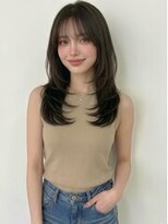 ユーフォリア 青山(Euphoria)&nbsp;透明感カラーくびれヘアハイレイヤー韓国風パーマワンホンヘア◎