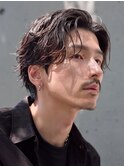 メンズパーマニュアンスパーマ曲がる縮毛矯正センターパート