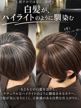 ジーディーエス(GDS) 白髪をデザインに変える