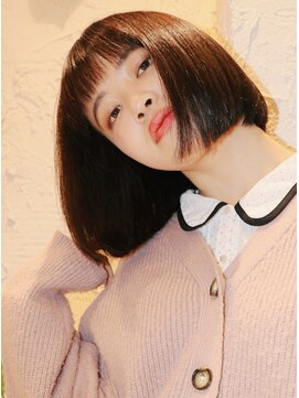 ランプヘアー(LAMP HAIR) 10代20代30代ミニボブ黒髪暗髪愛されモテナチュラル小顔ショート