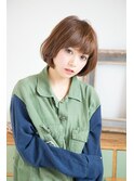 【Ria 目黒 白金】丸みショートボブ