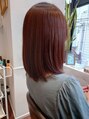 ビューティービースト 中目黒店(beauty:beast)&nbsp;地毛風ストレート。違和感を感じさせない自然な縮毛矯正です。