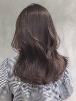 アイティー バイ アルバム 中野店(IT by ALBUM)&nbsp;モカグレージュ_グレージュカラーボブウルフ_ba400471