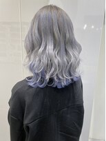 ネオンズ 札幌駅JR55ビル店(NEON´S) 【インナーカラー】　シルバー×ブルー