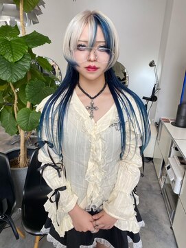 リッチ(RITZY) 【RITZY】セクションカラー☆クラゲヘア☆ホワイトカラー