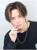 センターパート ツイストスパイラル