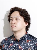 ミディアムパーマスタイル