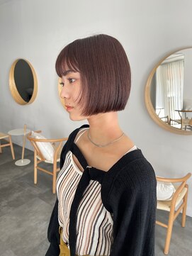 ディッシィ 立川(D'ICI) 《SAYAKA》ミニボブ×暖色カラー