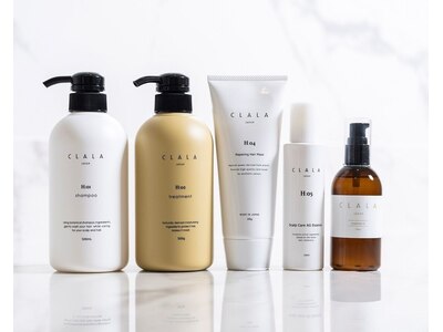 ヘアケア、スキンケアもCLALAにお任せ下さい。