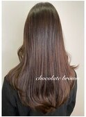 カカオブラウン　韓国ツヤカラー