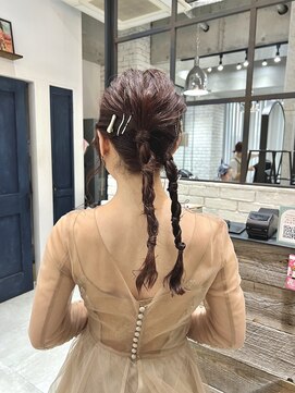 フェリア 渋谷(Feria) 【Feria】 編みおろしアレンジ  福田沙也加