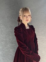 アルカナ 明治神宮前原宿(ARCANA)&nbsp;切りっぱなしボブ エアリーロング 美髪 ピンクブラウン