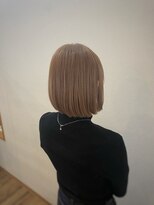 ヘアメイク コモレビ(hairmake komorebi) 【山本智文】ペールミルクティーカラー