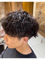 ヘアリゾート エーアイ 原宿(Ai for men) メンズカット ツイストスパイラル×カラー 波巻きパーマ