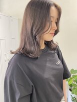 キートス 高知店(kiitos)&nbsp;ラベンダーグレージュ/透明感カラー/柔らかカラー