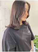 ラベンダーグレージュ/透明感カラー/柔らかカラー
