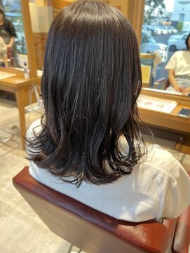 ルシュカイチマルニ(Rasca102) Rasca◆ミディアムヘア/暗髪カラー/透けブラウンカラー