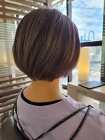 スタイル 成城学園前(STYLE) 丸みボブ ショートボブ ハイライト