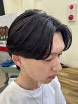 スウェル 津田沼店(Swell)&nbsp;ニュアンスセンターパート[津田沼/メンズ/メンズパーマ]