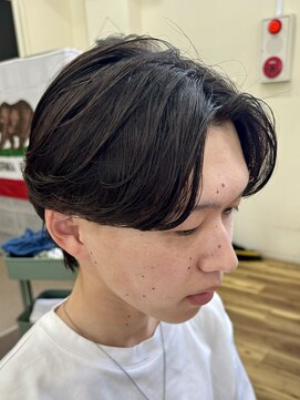 スウェル 津田沼店(Swell) ニュアンスセンターパート[津田沼/メンズ/メンズパーマ]