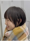 前髪カタログ/イメチェンスタイル/ウェーブパーマ/こなれミディ