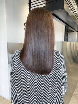 サロウィン 池袋(SALOWIN) ブリーチなしカーキベージュ × 髪質改善 #304
