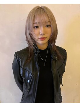 ハコ プラス(HACO+) 【Haco+】Makoto_ホワイトグレージュ_ダブルカラー