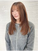 髪質改善ストレート×顔周りレイヤー
