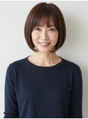 40代にオススメ★シンプルフェミニンボブ