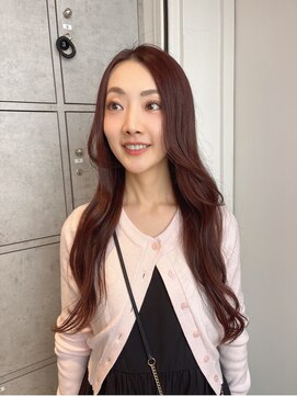 ヘアリゾート粋 新宿三丁目本店 髪質改善/チョコレートブラウン/ロングレイヤー